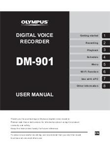 Olympus DM 901 manual. Camera Instructions.